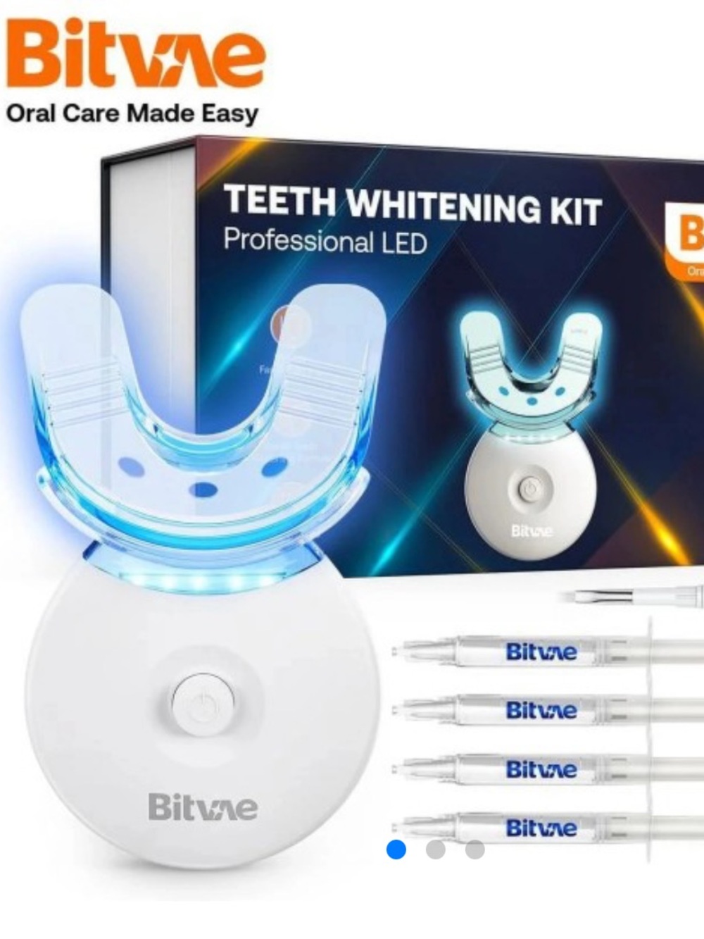 Britvae oral Care Bitvae Teeth Whitening Kit LED - New in Sealed Box